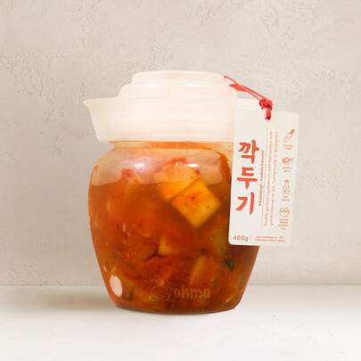 ohma&#39;s radish kimchi / kkakdugi (깍두기)